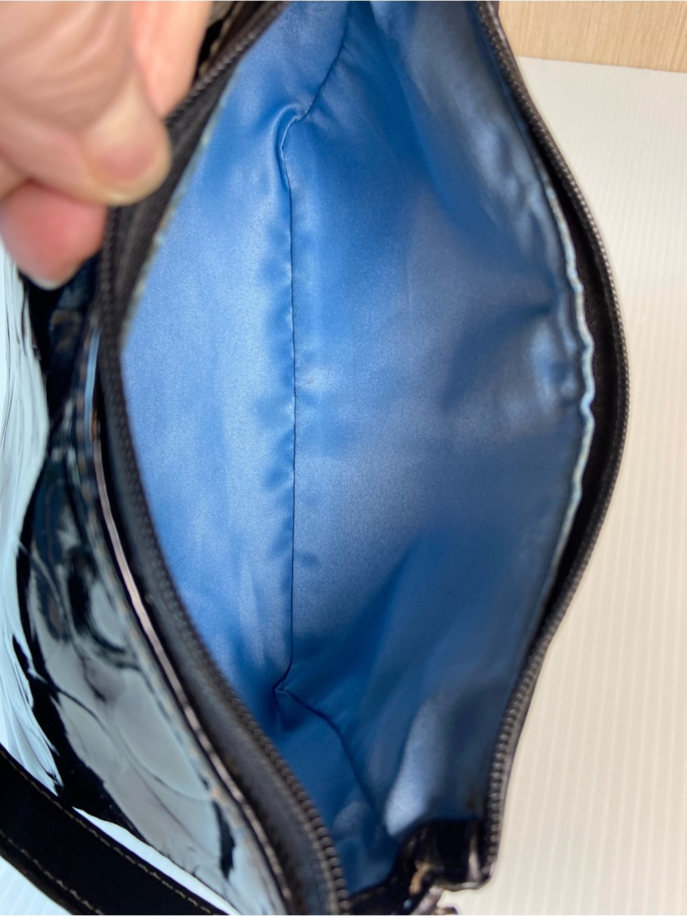 Coach Black Patent Leather Shoulder Bag - Picture 12 of 15